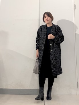 「アイテム（その他アウター）」を使った、sudohさん（骨格ストレート・レディース・160cm）の秋コーディネート