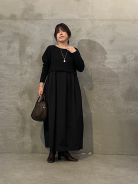 「BEARDSLEY（ビアズリー）のアイテム」を使った、sudohさん（レディース・160cm）の秋コーディネート