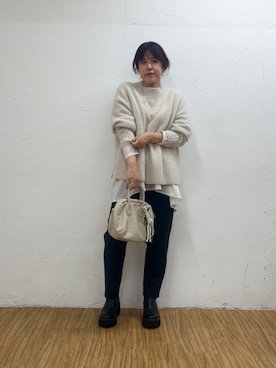 「アイテム（チャーム）」を使った、sudohさん（レディース・160cm）の秋コーディネート