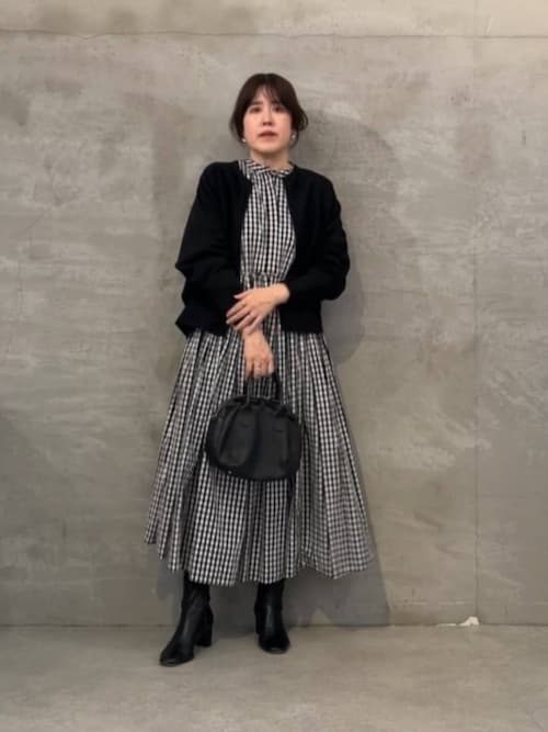 セール】先染めギャザーワンピース（ワンピース）｜BEARDSLEY