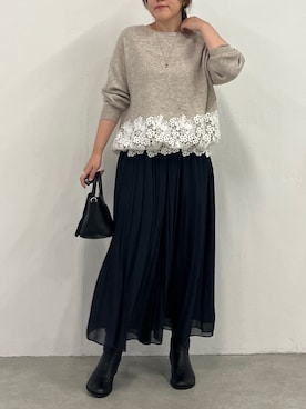 BEARDSLEY（ビアズリー）の「フレンチサラットプルオーバー（ニット