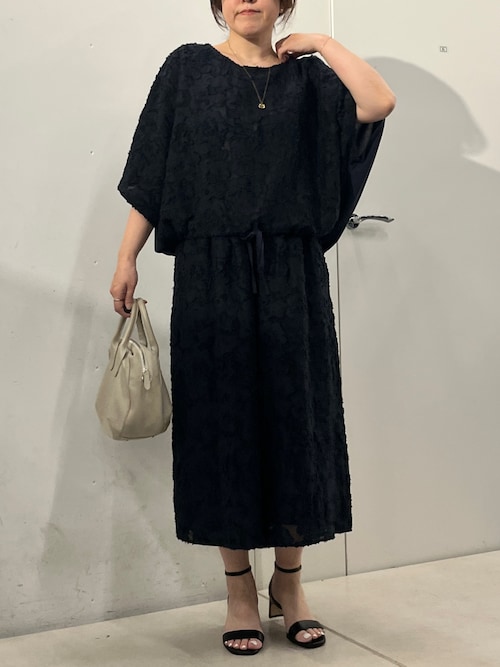 BEARDSLEY（ビアズリー） パンツ 花ボーダージャガードサルエルパンツ