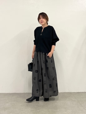 「BEARDSLEY（ビアズリー）のアイテム」を使った、sudohさん（レディース・160cm）の秋コーディネート