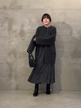「アイテム（その他アウター）」を使った、sudohさん（レディース・160cm）の秋コーディネート