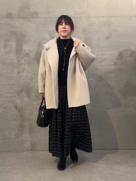 「アイテム（その他アウター）」を使った、sudohさん（レディース・160cm）の秋コーディネート