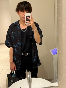 まったいきさんの「extra quality Hybrid loose shirt/エクストラクオリティハイブリッドルーズシャツ」を使ったコーディネート