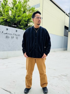 「アイテム（その他アウター）」を使った、Ú-Sêng Tânさん（メンズ・167cm）の秋コーディネート