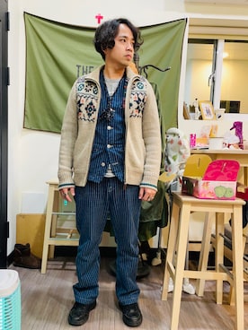 「Retrodandy」｜Ú-Sêng Tânさん（メンズ・167cm）の冬コーディネート