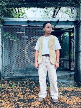 「アイテム（ドレスシューズ）」を使った、Ú-Sêng Tânさん（メンズ・167cm・30代）の秋コーディネート