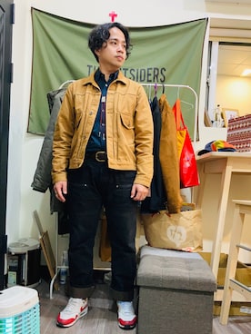 「TROPHY CLOTHING」｜Ú-Sêng Tânさん（メンズ・167cm）の冬コーディネート