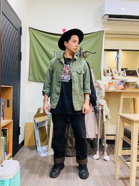 「TROPHY CLOTHING」｜Ú-Sêng Tânさん（メンズ・167cm）の春コーディネート
