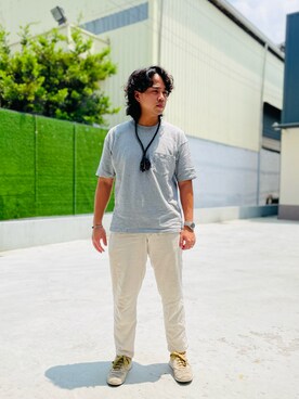 「COP（シーオーピー）のアイテム」を使った、Ú-Sêng Tânさん（メンズ・167cm）の春コーディネート