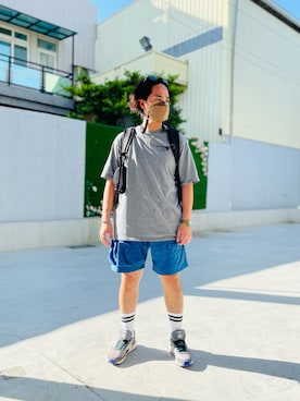 Patagonia パタゴニア のtシャツ カットソー グレー系 を使ったメンズ人気ファッションコーディネート Wear