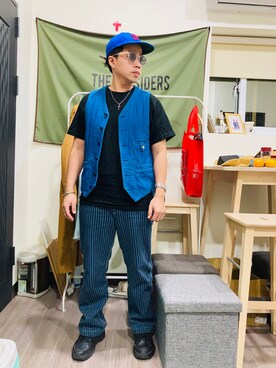 「Retrodandy」｜Ú-Sêng Tânさん（メンズ・167cm）の冬コーディネート