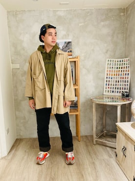 「TROPHY CLOTHING」｜Ú-Sêng Tânさん（メンズ・167cm）の冬コーディネート
