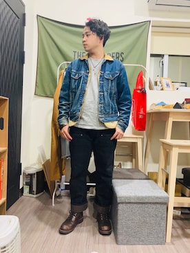「TROPHY CLOTHING」｜Ú-Sêng Tânさん（メンズ・167cm）の冬コーディネート