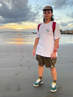 「Filter017（フィルターゼロイチナナ）のアイテム」を使った、Ú-Sêng Tânさん（メンズ・167cm）の夏コーディネート