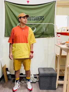 「yellow」｜Ú-Sêng Tânさん（メンズ・167cm）の夏コーディネート