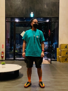 「Filter017（フィルターゼロイチナナ）のアイテム」を使った、Ú-Sêng Tânさん（メンズ・167cm）の夏コーディネート