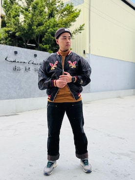 KAPITALのスカジャンを使った人気ファッションコーディネート - WEAR