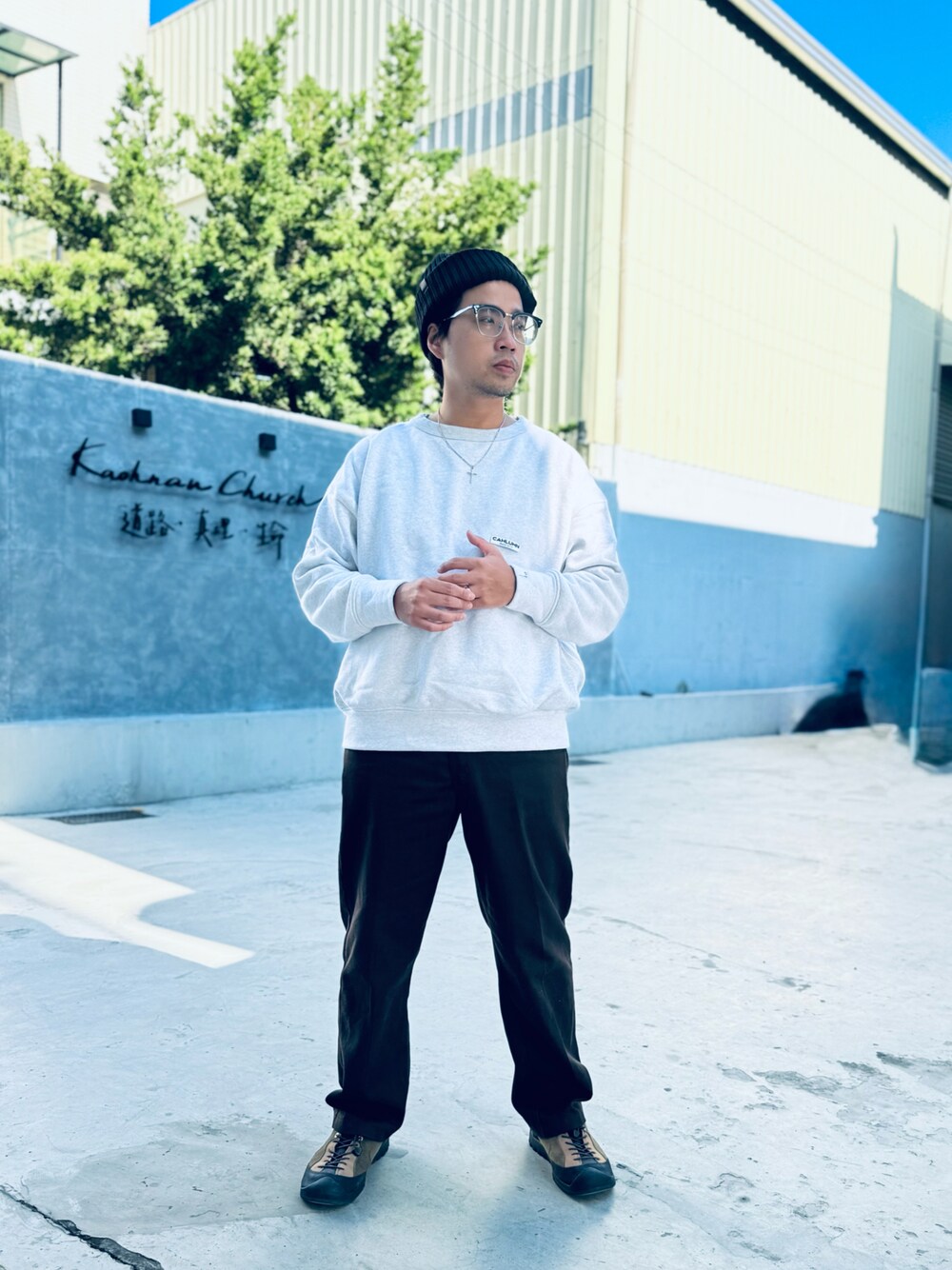 Ú-Sêng Tân｜CAHLUMNのスウェットを使ったコーディネート - WEAR