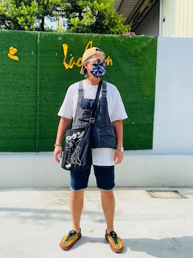 「Woden（ホーデン）のアイテム」を使った、Ú-Sêng Tânさん（メンズ・167cm）の秋コーディネート