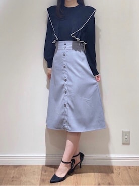 「tocco closet（トッコ　クローゼット）のアイテム」を使った、toccocloset_STAFFさん（レディース・165cm）の秋コーディネート