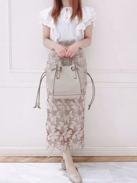 「tocco closet（トッコ　クローゼット）のアイテム」を使った、toccocloset_STAFFさん（レディース・159cm）の夏コーディネート