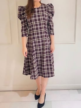 「tocco closet（トッコ　クローゼット）のアイテム（ワンピース/ドレス）」を使った、toccocloset_STAFFさん（レディース・160cm）の秋コーディネート