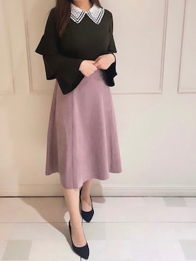 「tocco closet（トッコ　クローゼット）のアイテム」を使った、toccocloset_STAFFさん（レディース・160cm）の秋コーディネート