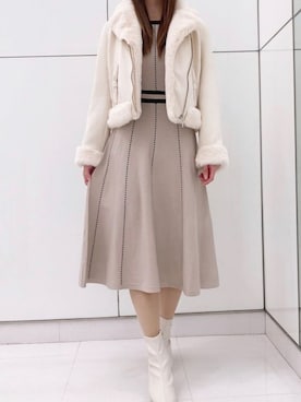 「tocco closet（トッコ　クローゼット）のアイテム（ジャケット/アウター）」を使った、toccocloset_STAFFさん（レディース・159cm）の秋コーディネート
