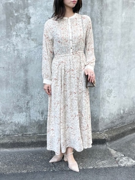 「tocco closet（トッコ　クローゼット）のアイテム（ワンピース/ドレス）」を使った、toccocloset_STAFFさん（レディース・158cm）の冬コーディネート