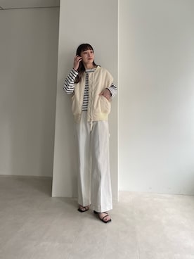 「ベストコーデ」｜「アイテム（ブルゾン）」を使った、MIURAさん（レディース・158cm）の冬コーディネート