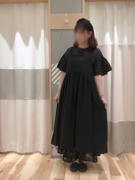「アイテム（ワンピース/ドレス）」を使った、Junkoさん（レディース・162cm・40代）の春コーディネート