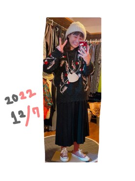 こがさん（レディース・152cm）の冬コーディネート