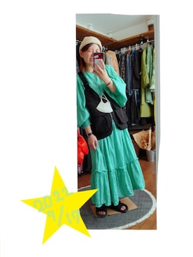 「179/WG（イチナナキュウダブルジー）のアイテム」を使った、こがさん（レディース・152cm）の夏コーディネート
