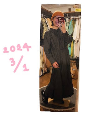 「Right-on（ライトオン）のアイテム（帽子）」を使った、こがさん（レディース・152cm）の春コーディネート