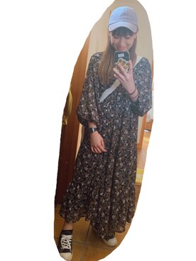 「キャップ女子」｜こがさん（レディース・152cm）の秋コーディネート