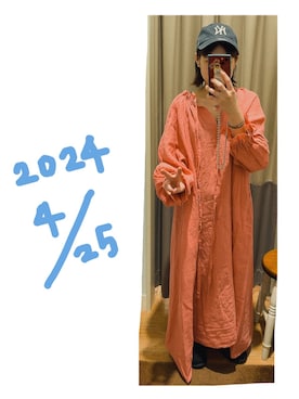 「キャップ女子」｜「アイテム（PC・スマホグッズ/家電）」を使った、こがさん（レディース・152cm）の春コーディネート