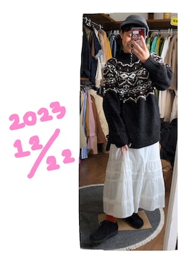 こがさん（レディース・152cm）の冬コーディネート