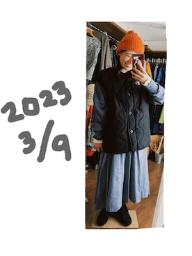 「春服デビュー宣言」｜「アイテム（モカシン/デッキシューズ）」を使った、こがさん（レディース・152cm）の春コーディネート