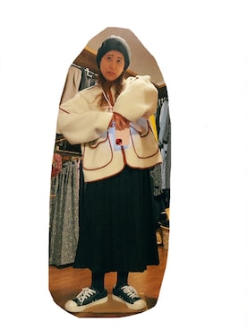 「Topologie」｜「アイテム（ブルゾン）」を使った、こがさん（レディース・152cm）の冬コーディネート