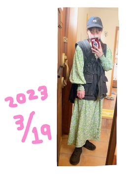 「bach（バッハ）のアイテム」を使った、こがさん（レディース・152cm）の春コーディネート