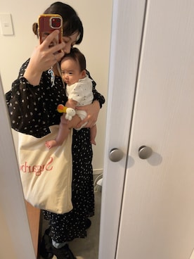 「アイテム（ロンパース）」を使った、こがさん（レディース・152cm）の夏コーディネート
