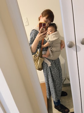 「靴下屋（クツシタヤ）のアイテム」を使った、こがさん（レディース・152cm）の秋コーディネート