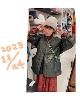 「Casselini（キャセリーニ）のアイテム（PC・スマホグッズ/家電）」を使った、こがさん（レディース・152cm）の冬コーディネート