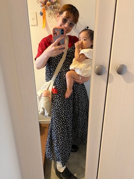 「HEILIS（ヘイリス）のアイテム」を使った、こがさん（レディース・152cm）の夏コーディネート