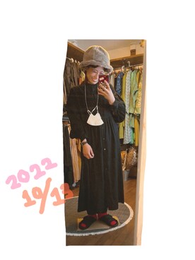 「Right-on（ライトオン）のアイテム（ワンピース/ドレス）」を使った、こがさん（レディース・152cm）の秋コーディネート
