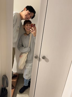 「アイテム（チュニック）」を使った、こがさん（レディース・152cm）の秋コーディネート