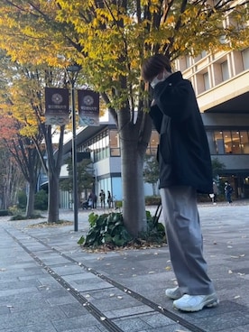 「stein（シュタイン）のアイテム（その他アウター）」を使った、がきさん（メンズ・173cm）の秋コーディネート
